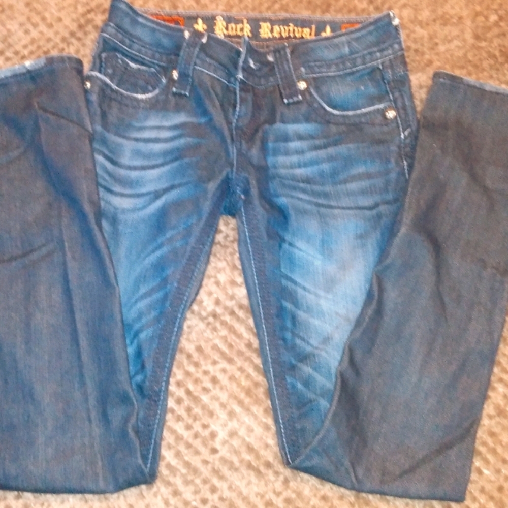 27 rock revival debbie skinny jeans